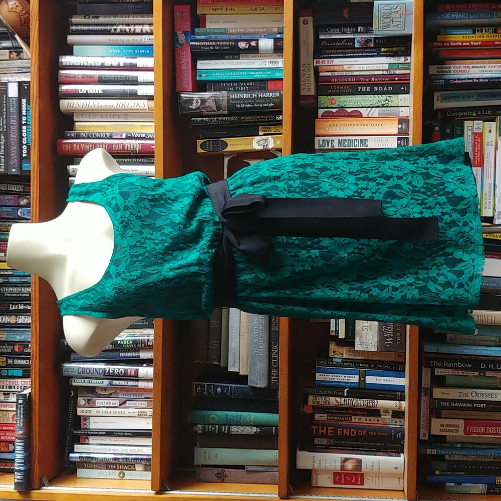 EXPRESS Lace Belted Dress